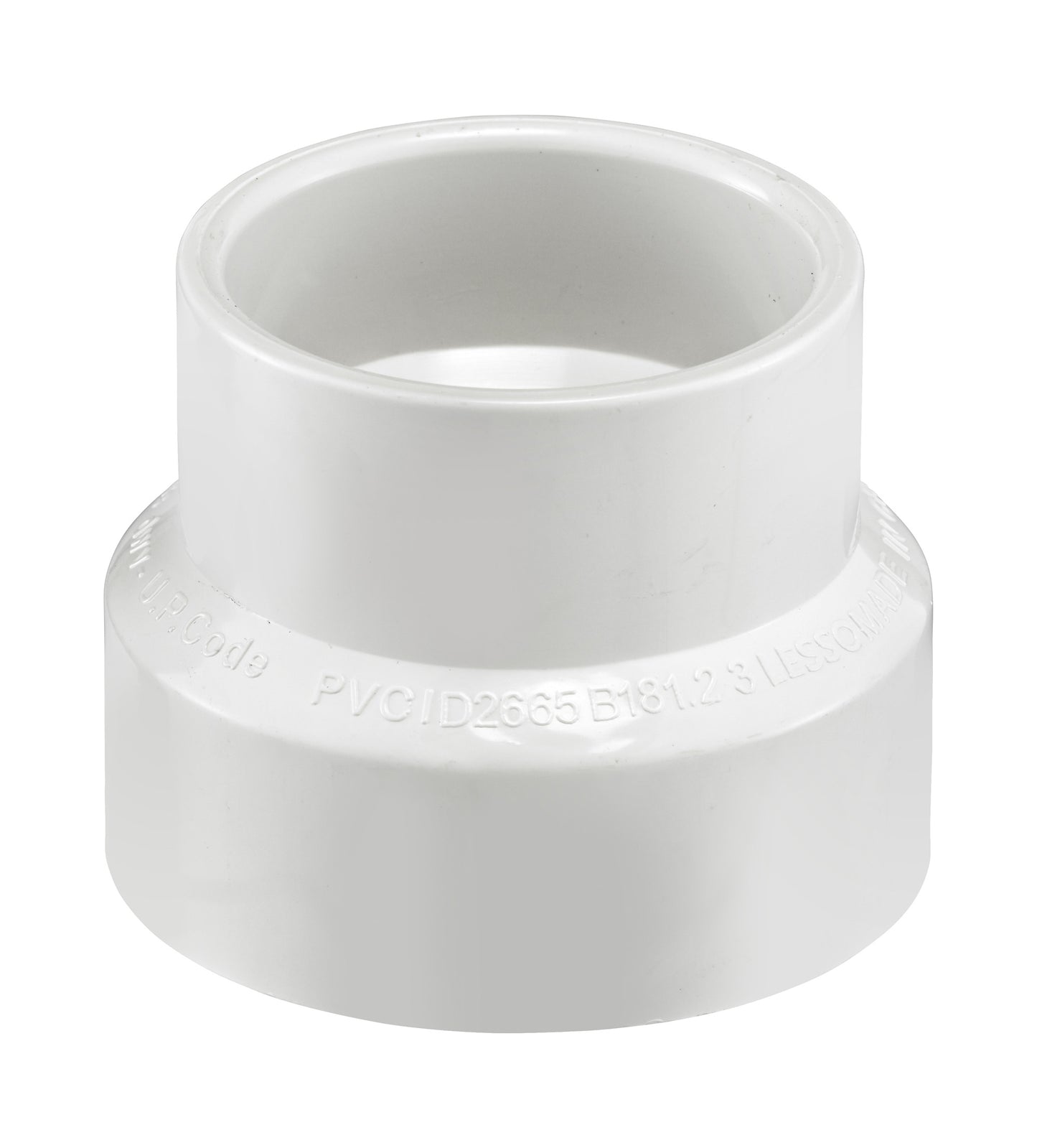 PVC DWV Reducer Coupling (H × H)
