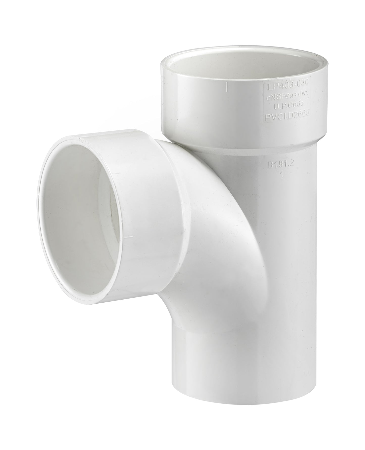 PVC DWV Sanitary Street Tee (S × H × H)