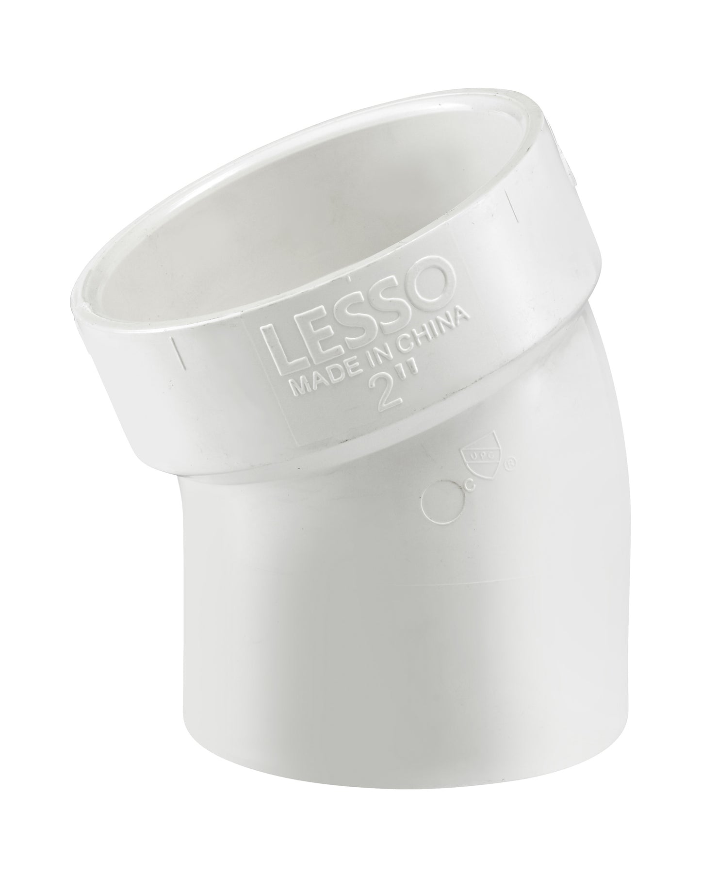 PVC DWV 22.5° Street Elbow (H × S)