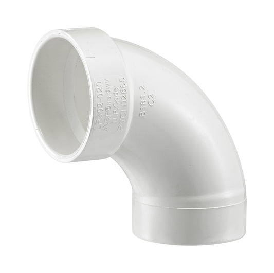 PVC DWV 90° Street Elbow (S × H)