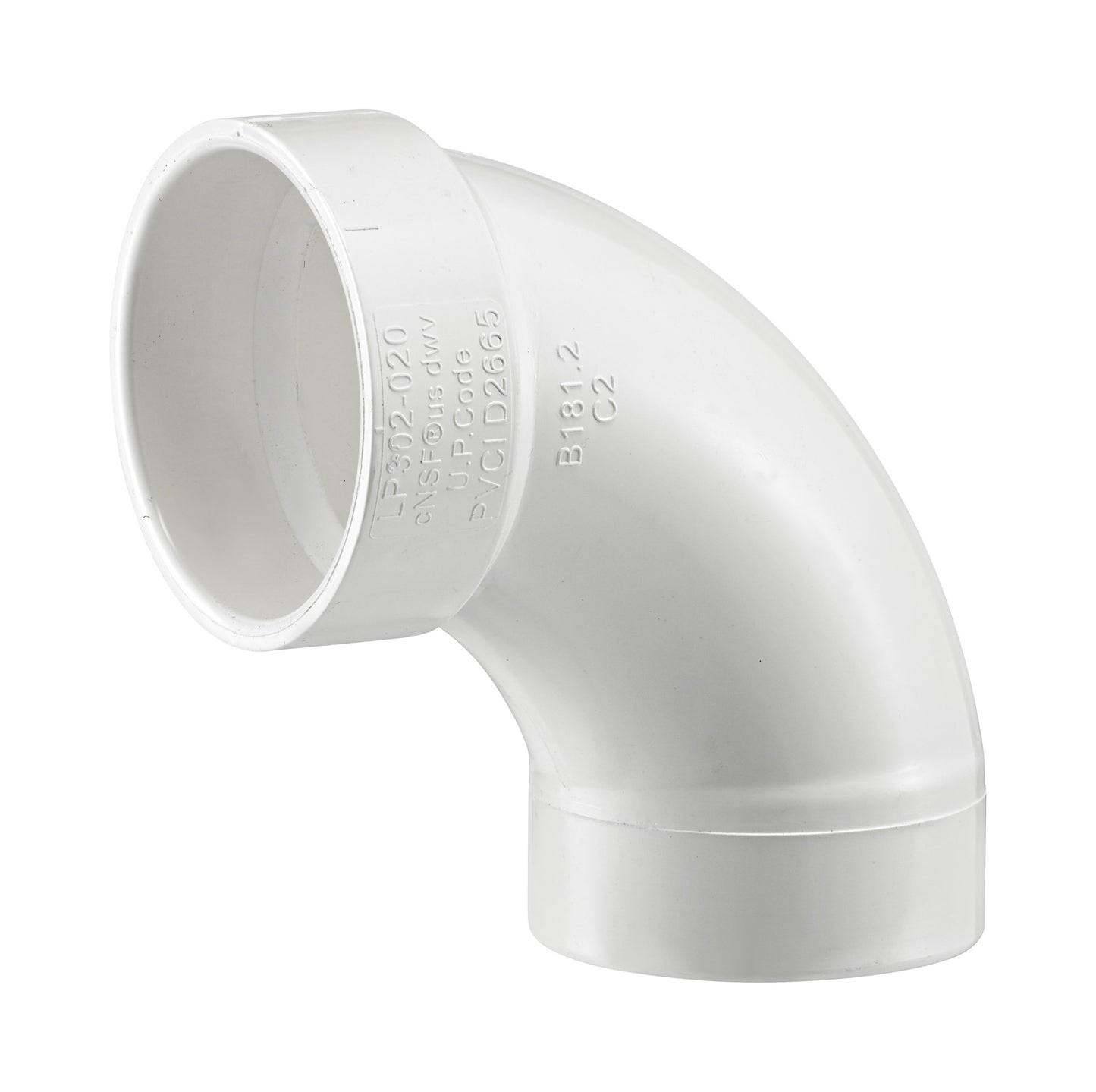 PVC DWV 90° Street Elbow (S × H)