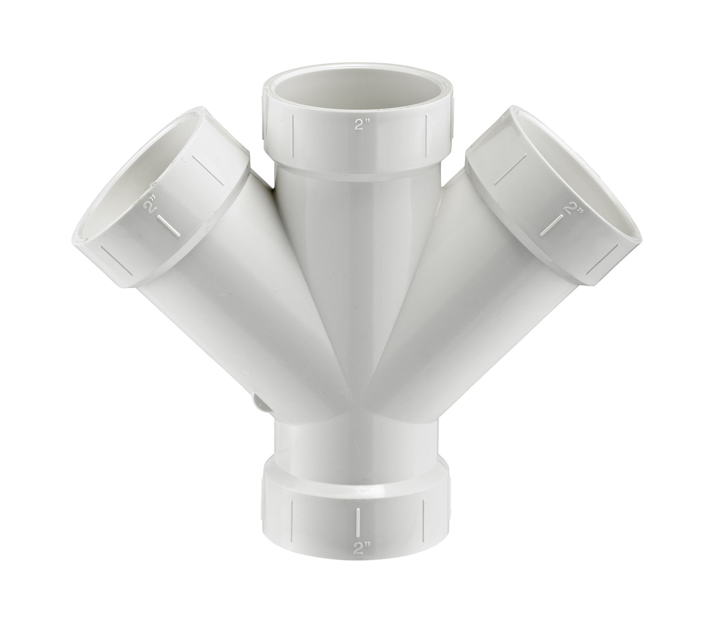 PVC DWV Double Wye (ALL HUB)