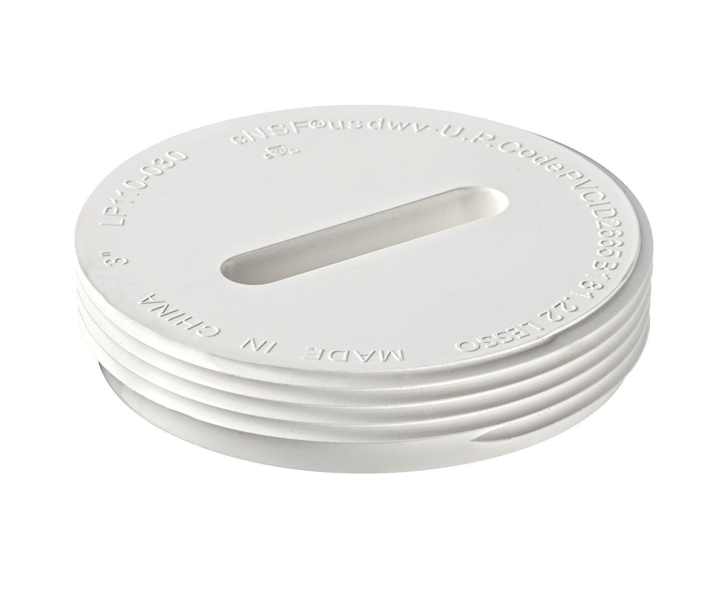 PVC DWV Flush C.O. Plug (MPT)