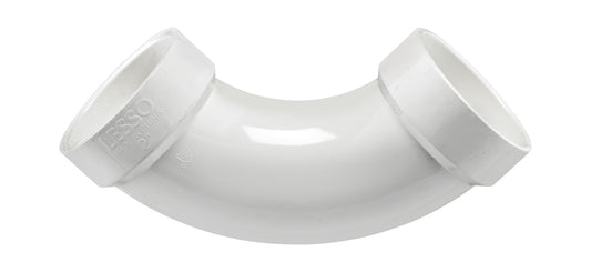 PVC DWV Long Sweep 90° Elbow (H × H)