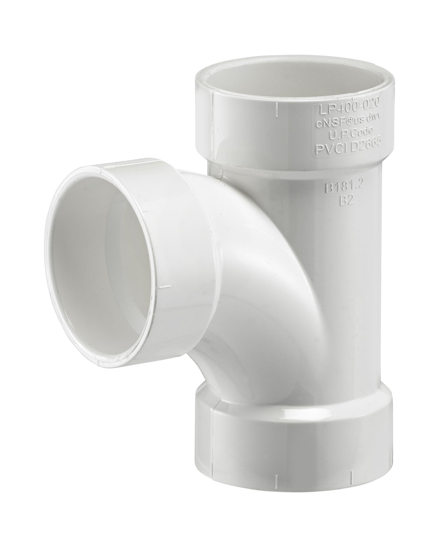 PVC DWV Sanitary Tee (ALL HUB)